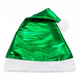 Cappello Natale Verde Metallizzato