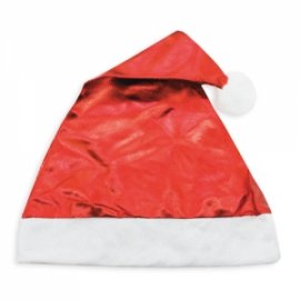 Cappello Natale Rosso Metallizzato