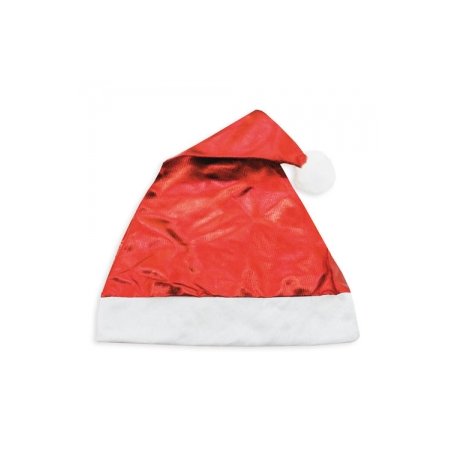 Cappello Natale Rosso Metallizzato