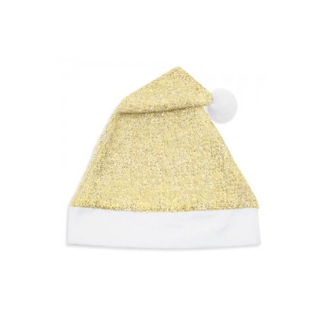 Cappello Natale Oro Glitterato